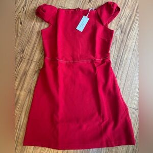 NWT Vineyard Vines Chic Red Dress with Bow Cap Sleeves